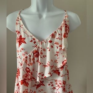 Doe&Rae Ruffled  Tank Top